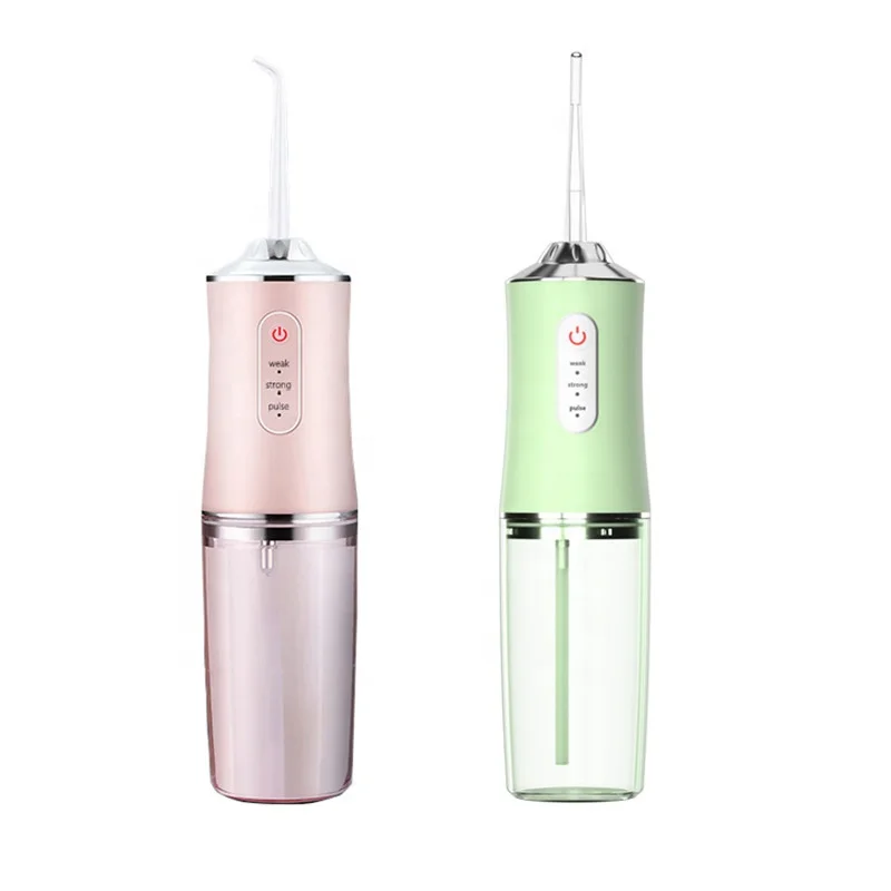 
300ML IPX7 Waterproof Cordless Dental Oral Irrigator Rechargeable Water Flossing Oral Cleaner Oral Irrigator for Home and Travel 