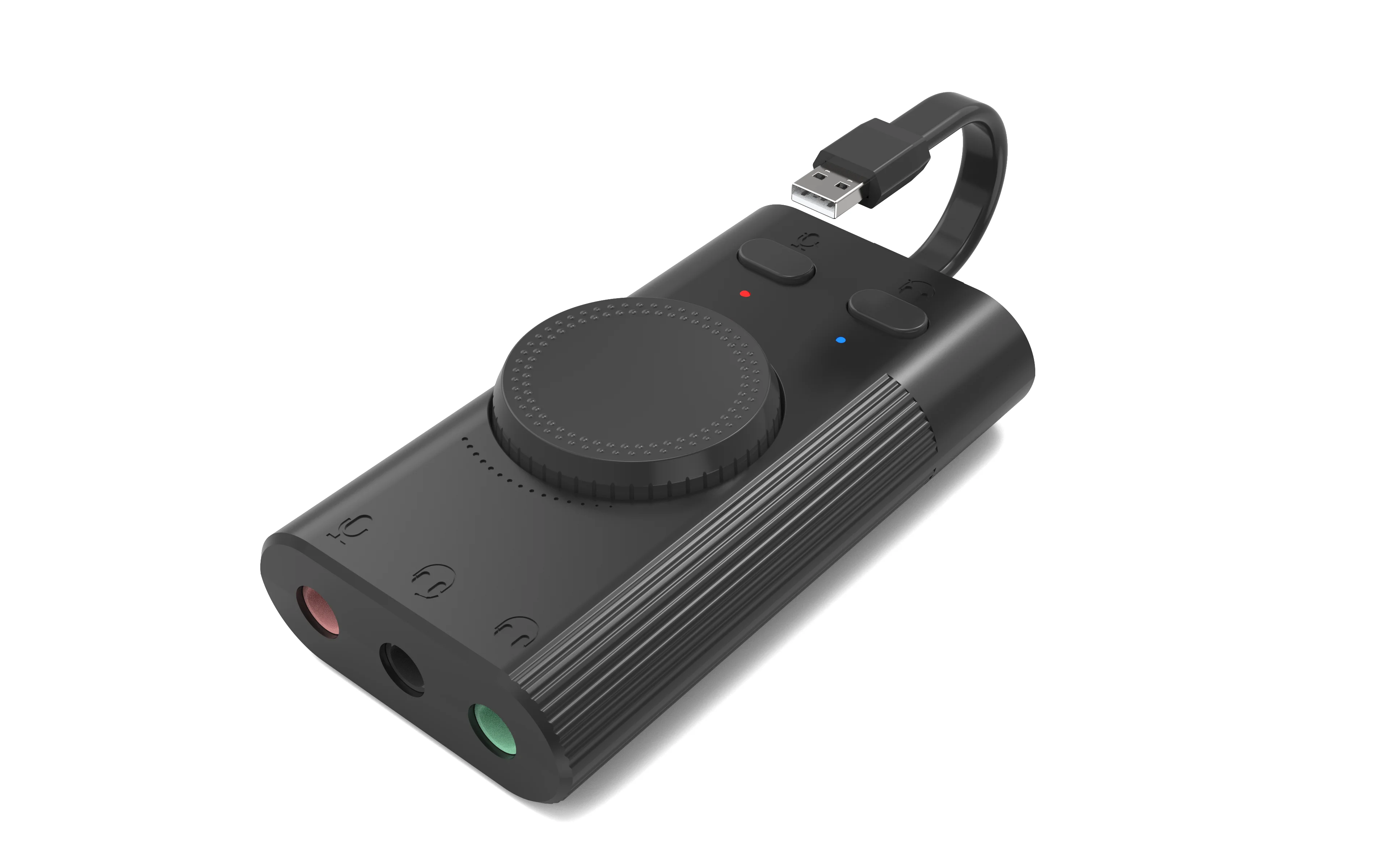 Высококлассная звуковая карта USB-адаптер для наушников 3 в 1 аудиокарта с аудиоинтерфейсом и выходом 5 мм Windows