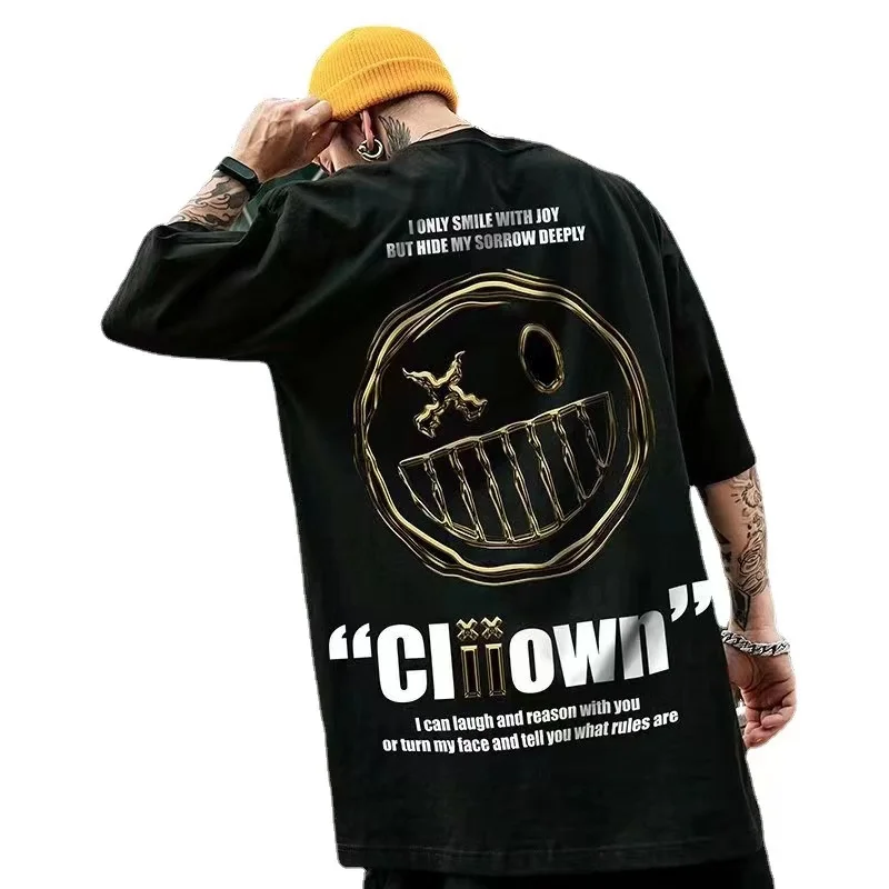 Light Luxury Oversized tshirt Custom 100% Cotton Men Tshirt AT Factory Price Organic Cotton Tshirt