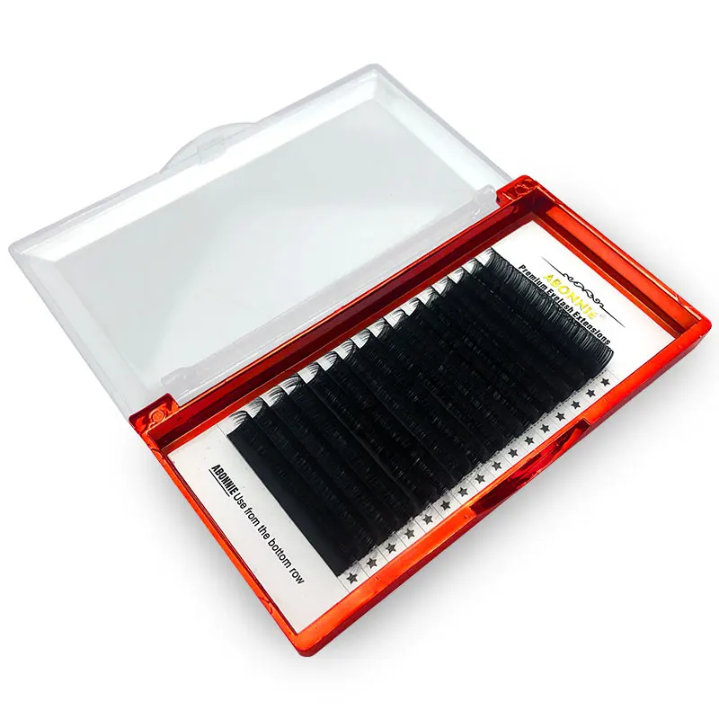  .03 0.05 0.07 las extension supplies matte black individual faux mink eyelash russian lash