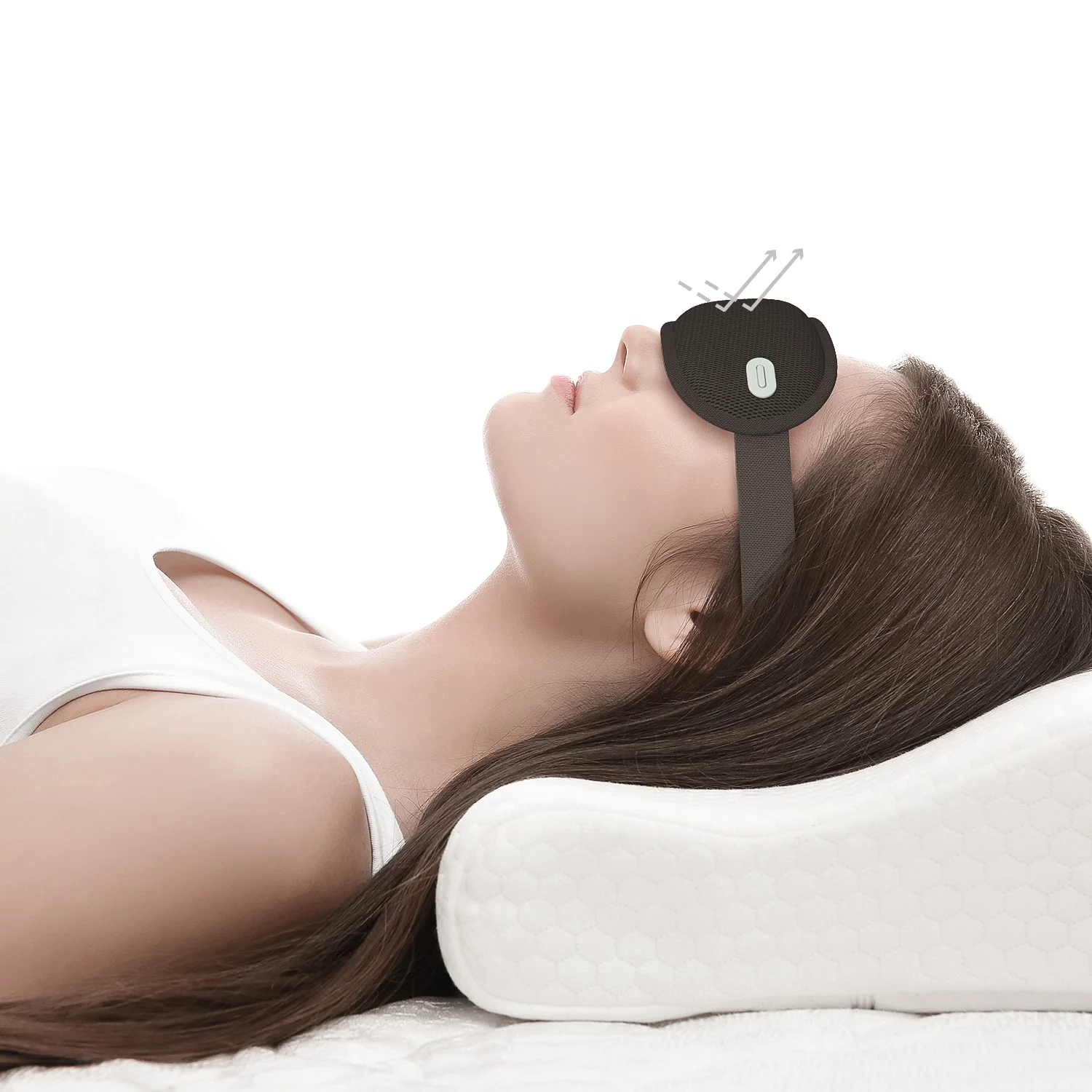 Chinese Factory Wholesale Smart Electric 2023 Wireless Vibration Heated Therapy Eye Massager Machine