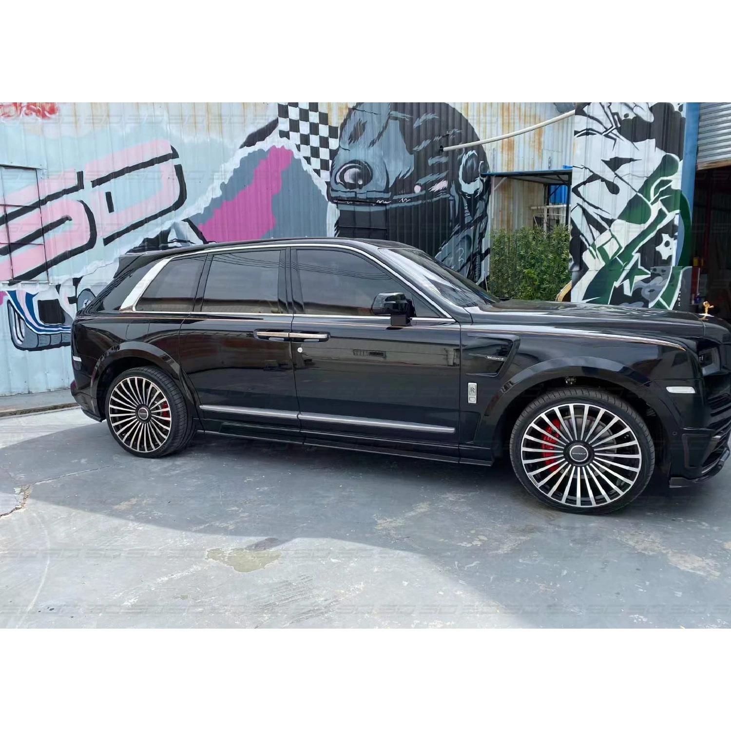 High Quality M Style Design Dry Carbon Fiber Front Bumper Rear Bumper Body Kits Car Accessories for R-s-R-e Cullinan