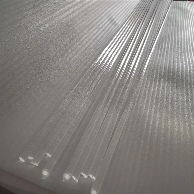 wholesale Manufacturers selling high temperature resistant clear fused quartz rod