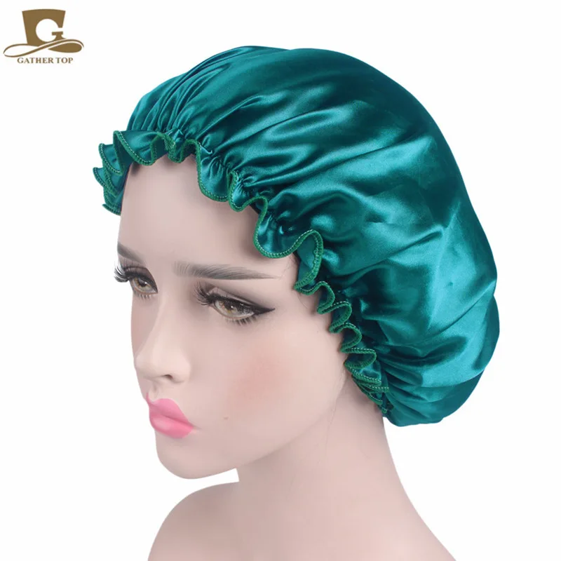 Manufacture Cheap Bonnet Curled Selvedge Hat Hair Dryer Shower Cap Salon Hair Bonnet for Women