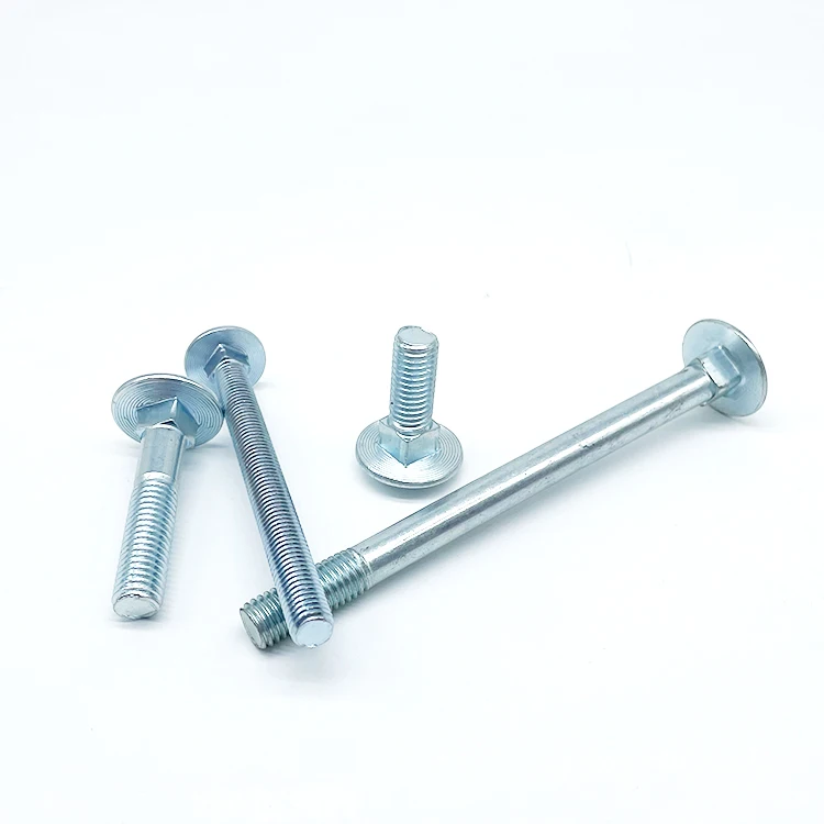Carbon Steel Galvanized DIN603 Carriage Bolt Round Head Square Neck Bolt Mushroom Head Bolt