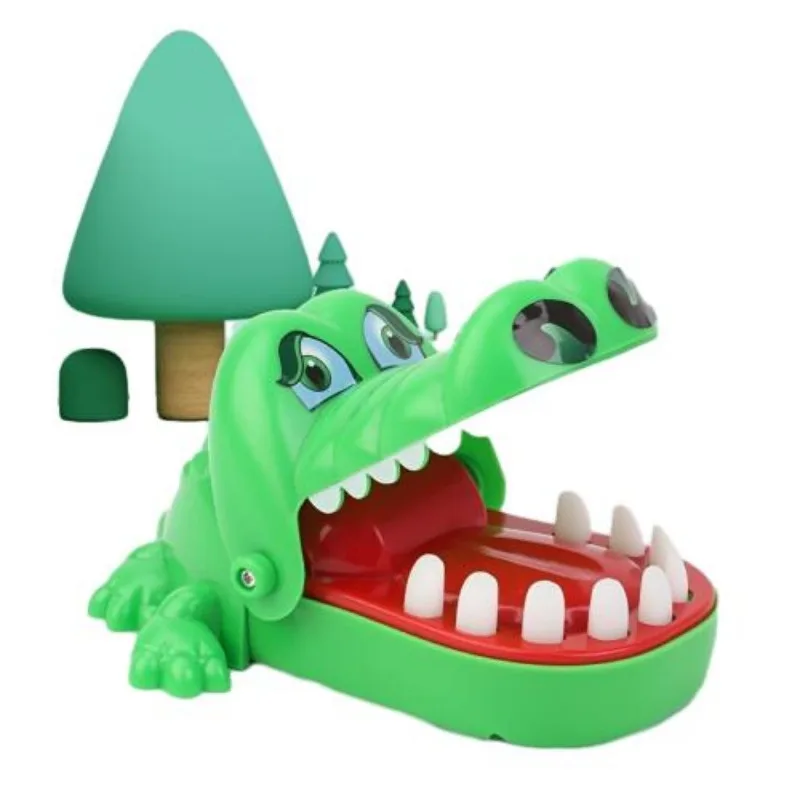 Wholesale 2pcs Crocodile Teeth Alligator Biting Finger Dentist Games Party Children Game Gags Practical Jokes Toys
