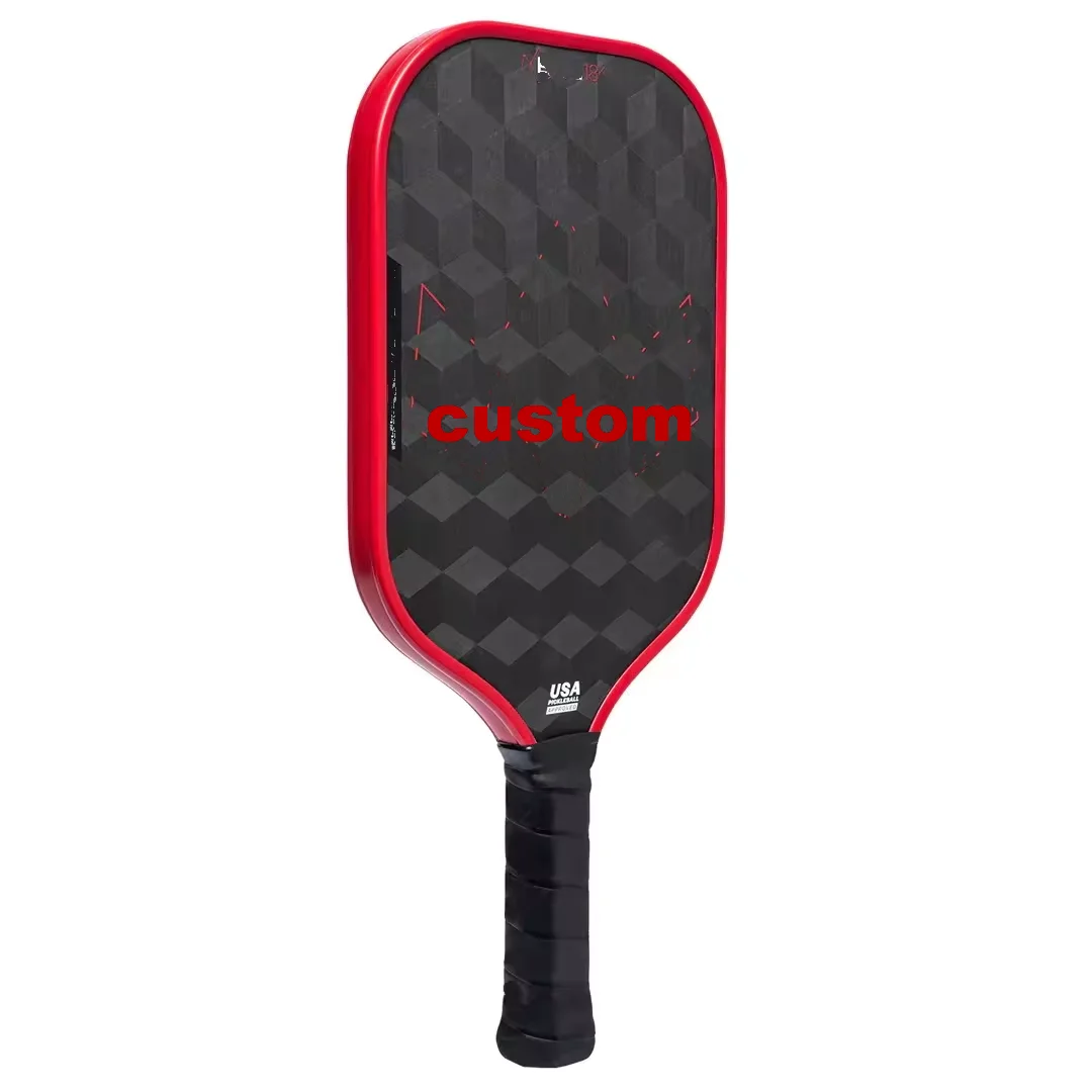 Wholesale best pickleball paddle 3d 18k OEM/ODM carbon fiber 18k usapa approved