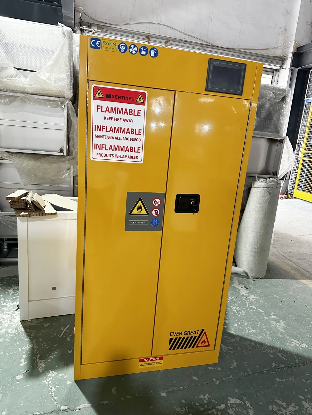 Fireproof Flammable Corrosion-resistant Temperature Humidity Control Dry Alarm Chemical l Storage Cabinet