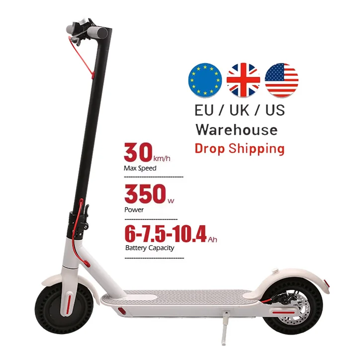 usa eu warehouse drop shipping high quality foldable scooter self-balance adult electric scooter discount factory direct sale