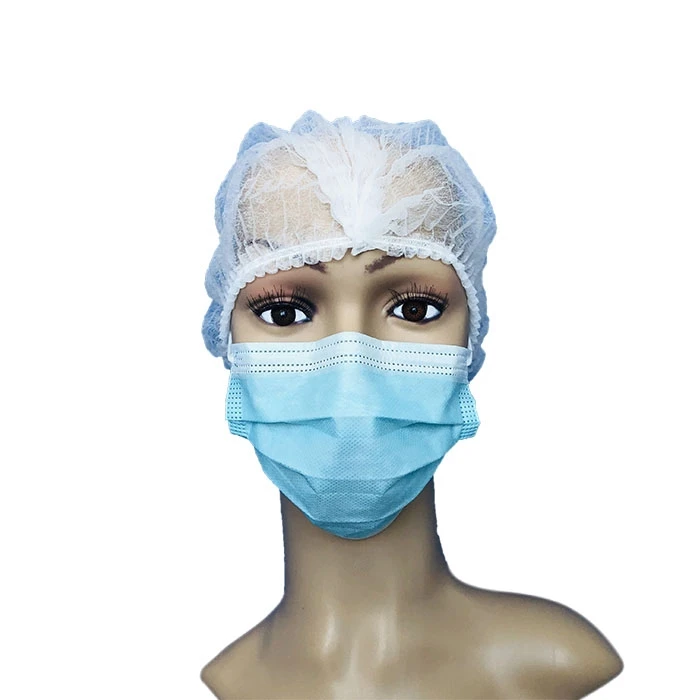 Non woven cap Medical Nonwoven Disposable  caps surgical head caps