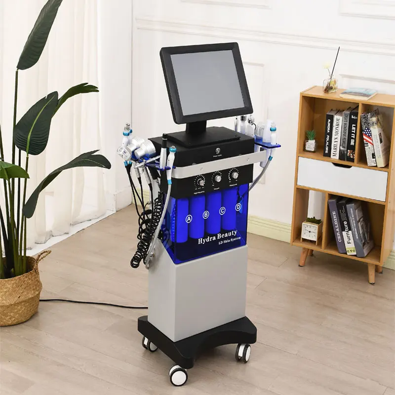 14 In 1 Oxygen Jet Portable Hydra Hydrofacial Facial Treatment Deep Cleaning Machine Beauty Salon Equipment Hydra Machine
