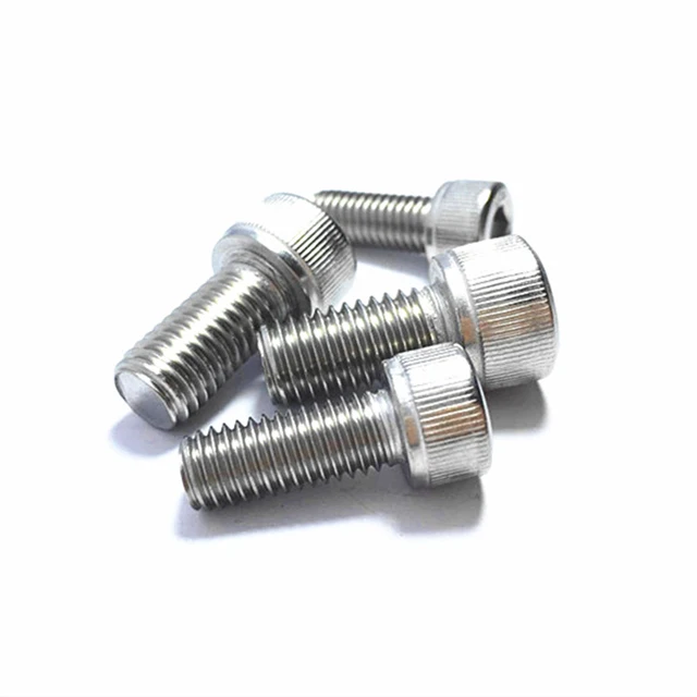 3/8 Titanium Cylindrical Head Hex Socket Head Cup Bolt UNC UNFPA SS 304 316 Full Thread Allen Screw