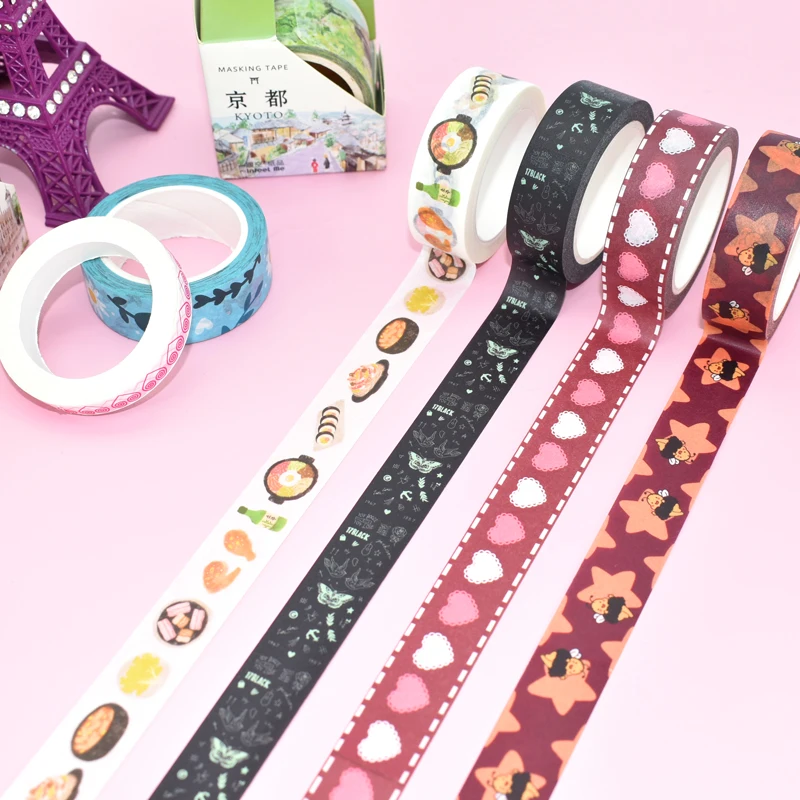 Custom Printed Eco-Friendly Wasabi Tape Top Rated Acrylic Hot Melt Adhesive for Masking Packing and Single-Sided Application