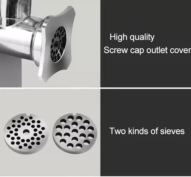 Heavy Duty Food Processing Machine Commercial Electric Meat Mincer Stainless Steel Meat  Grinder