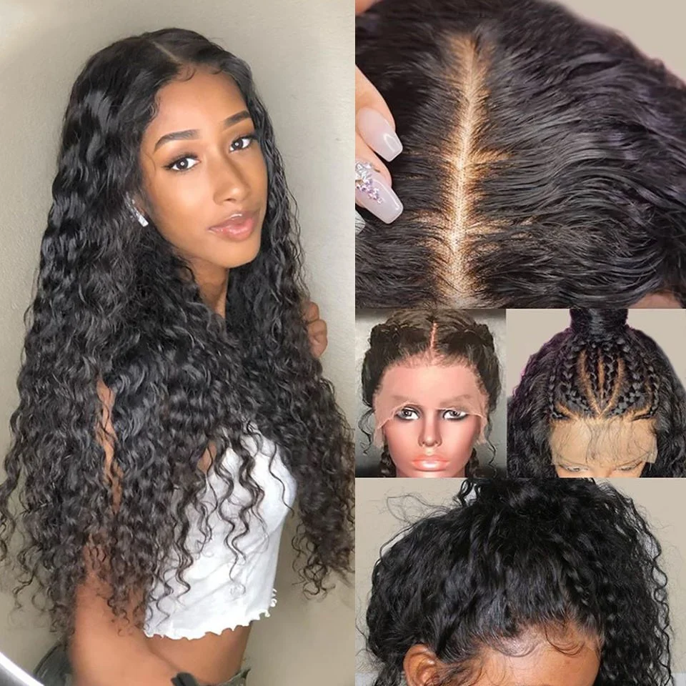 150% 180% density hd full lace human hair wigs full lace front wig hot sale lace frontal brazilian wigs for black woman