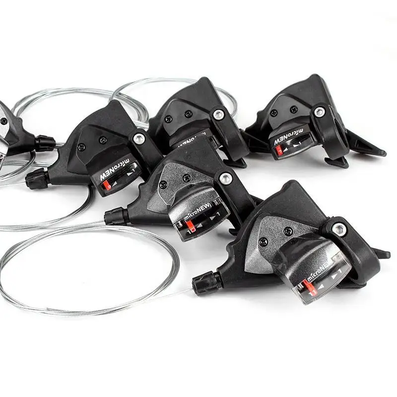 MTB bicycle derailleur shift lever bicycle 21 speed shifting finger dial 7 8 9 speed split finger derailleur