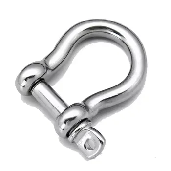 G-2150 Drop Forged Safety Bolt D Shackle Alloy/Carbon Steel Bow Shackle for Hardware Dee/Snap Snap Shackle Hardware Applications