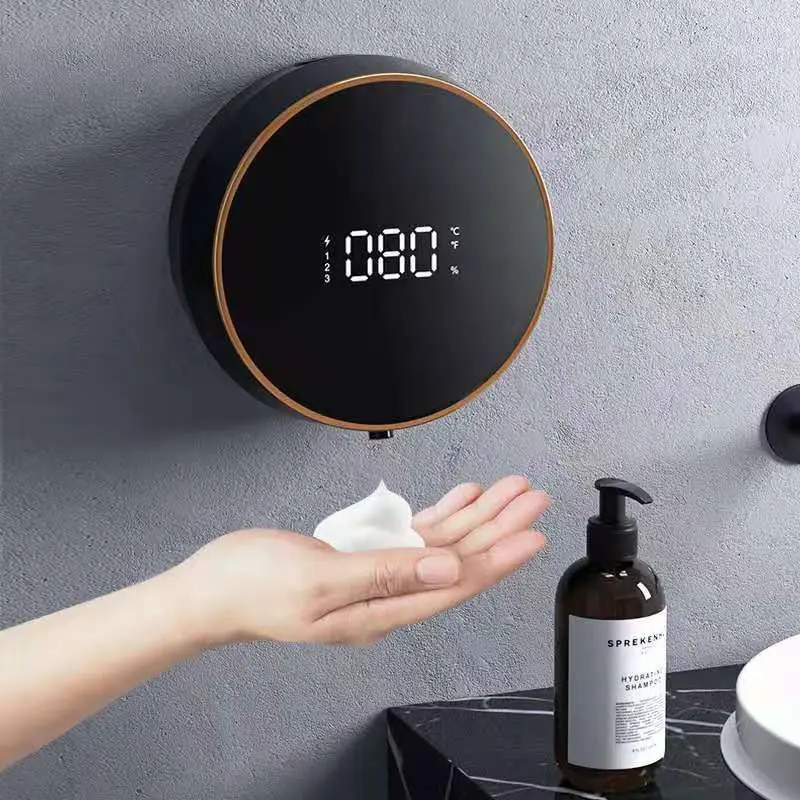 smart infrared sensor auto foam machine sensor touchless foaming hand wash liquid refillable soap dispenser abs material