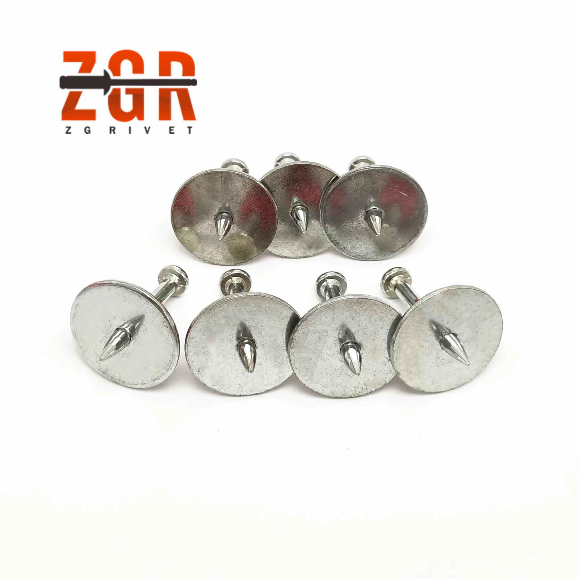 Shooting Nails with Metal Red Washer 120 Degree Pk Angle Clip Drive Pins 20mm Gas Nail Assembly Metal Production Pin