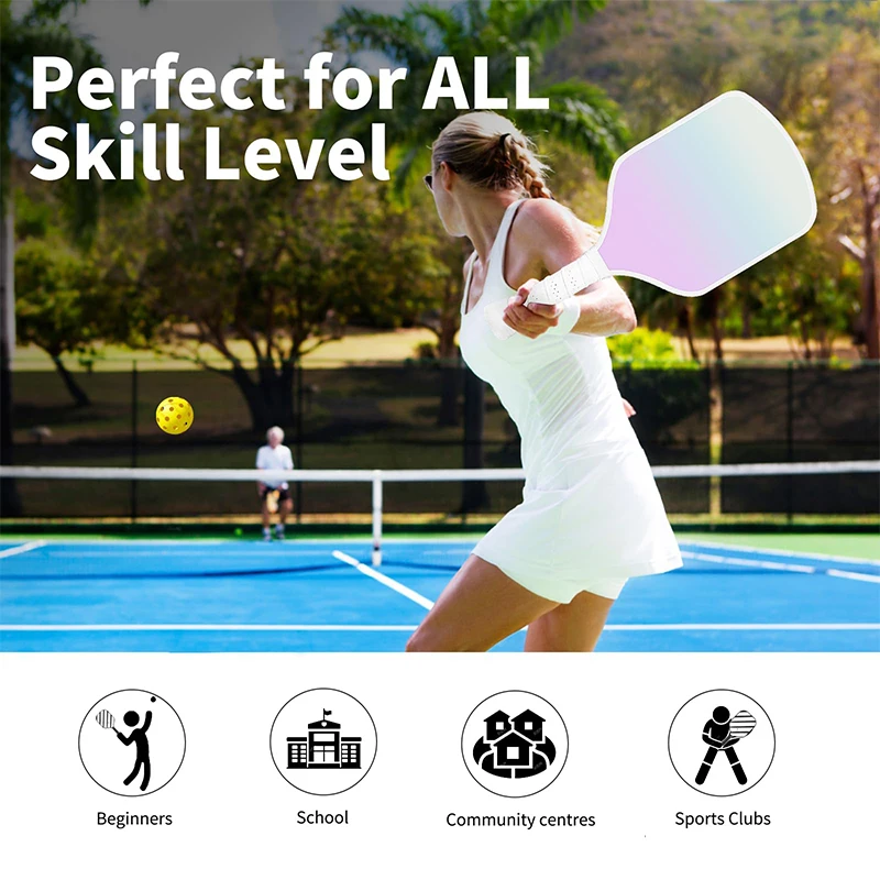 Wholesale High Quality OEM Custom Logo USAPA Approved 16mm Thermoformed Raw Toray T700 Carbon Fiber Pickleball Paddle