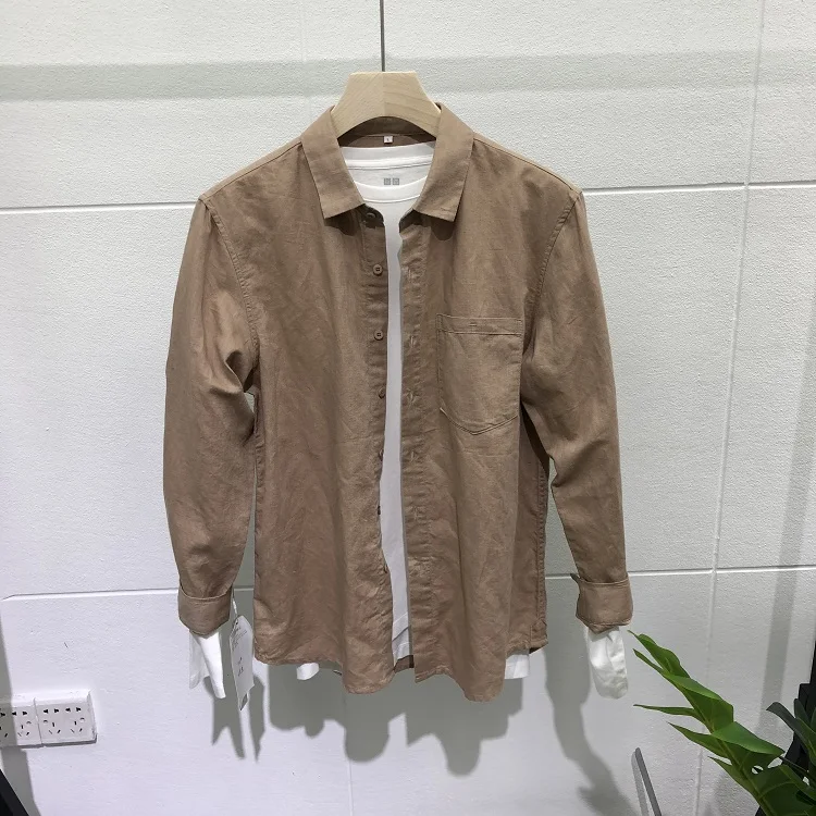 High Quality 100 Cotton Plain Uniform White Shirt