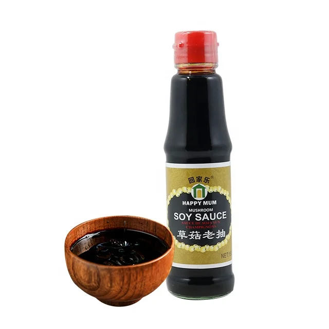 Chinese Fermented Seasoning Premium Soya Sauce HALAL NON-GMO Mushroom Soy Sauce