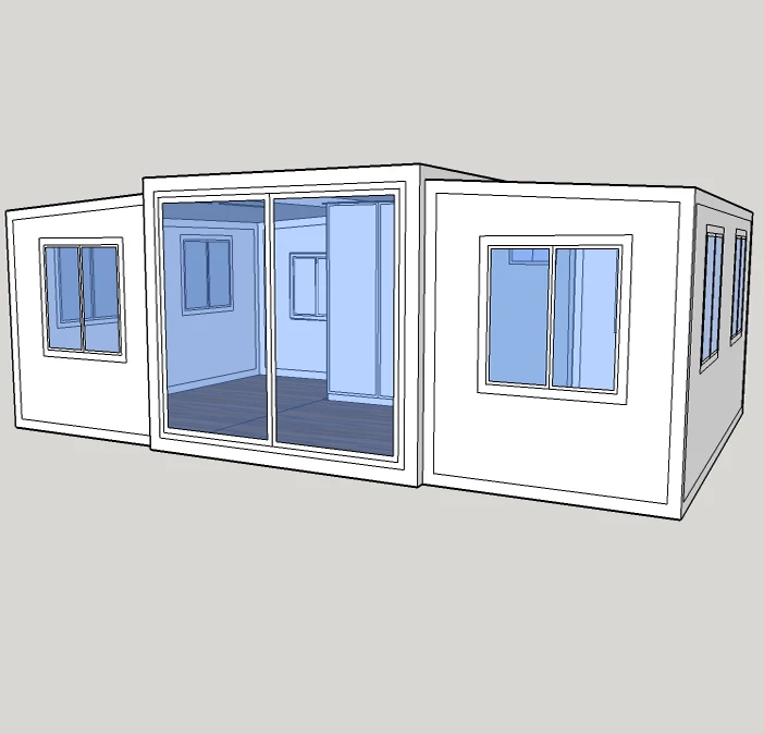 
Australia Expandable Container House 20ft Extended Prefab House 