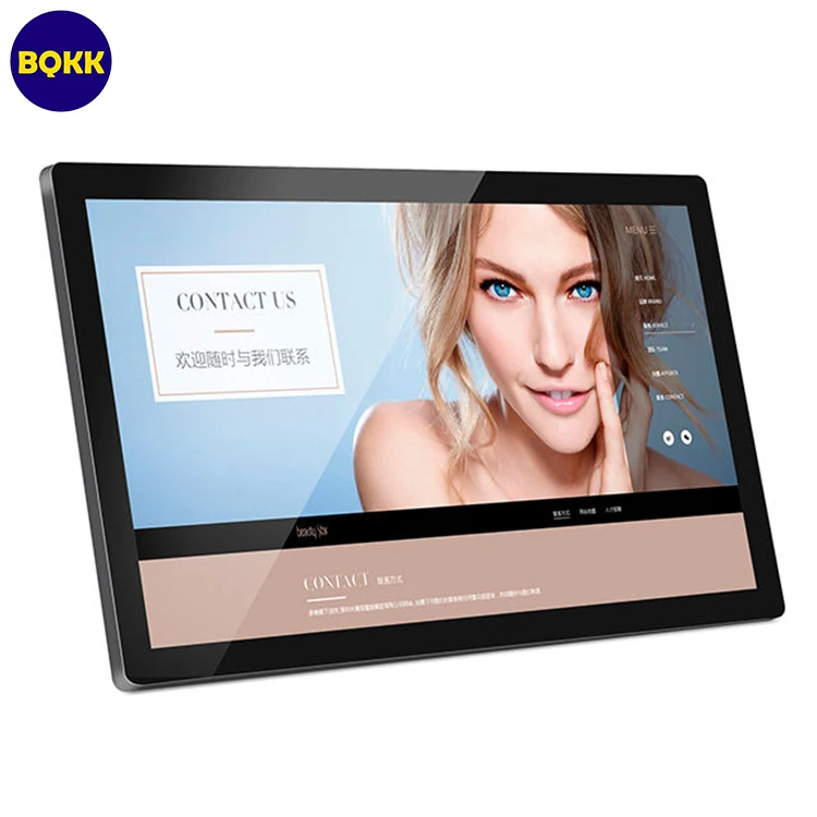 WF2403T 24 дюйма настенное крепление цифровая вывеска FHD IPS 1920*1080 Android 10 планшетный ПК RJ45