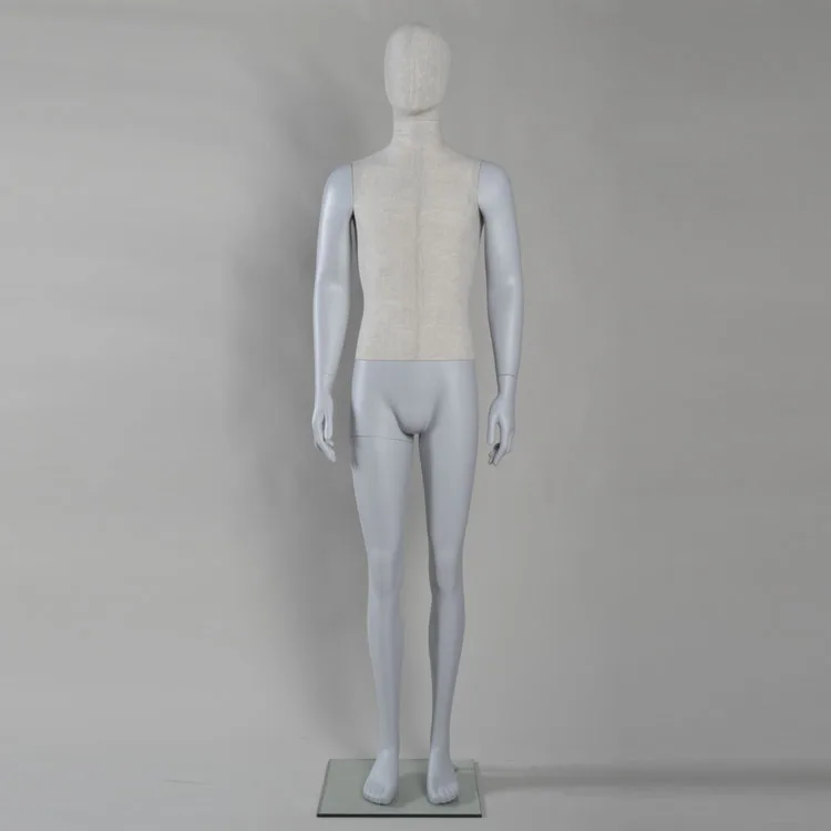 Top grade standing black mannequin full body male mannequin for clothing store display