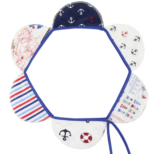 Colored cotton semi-circle cloud string flag tent flag photo background Hanging flag Wedding birthday party