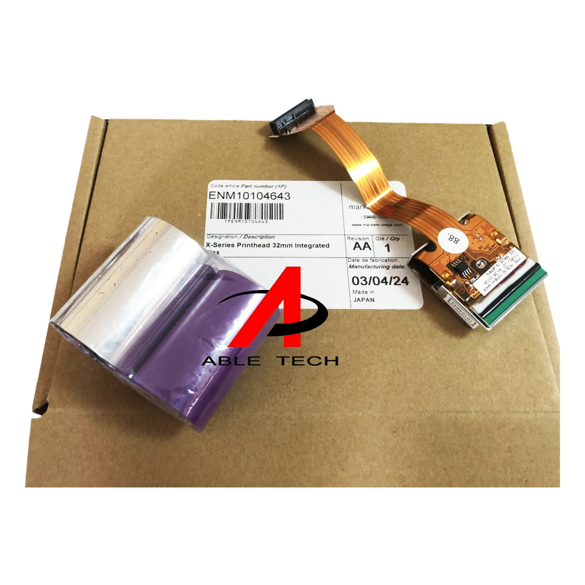 Markem tto thermal print head 8018 32mm 53mm 128mm tto printer head