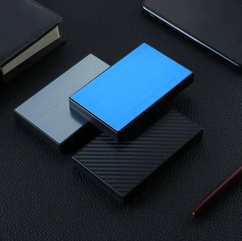 Newest Personalized Designer Coin Metal Aluminum Custom Slim Automatic Pop up Carbon Fiber Credit  Card Holder Wallets Men