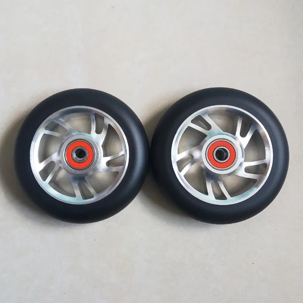 Super High Rebound PU Stunt Scooter Wheel Metal Parts for Kick Scooters