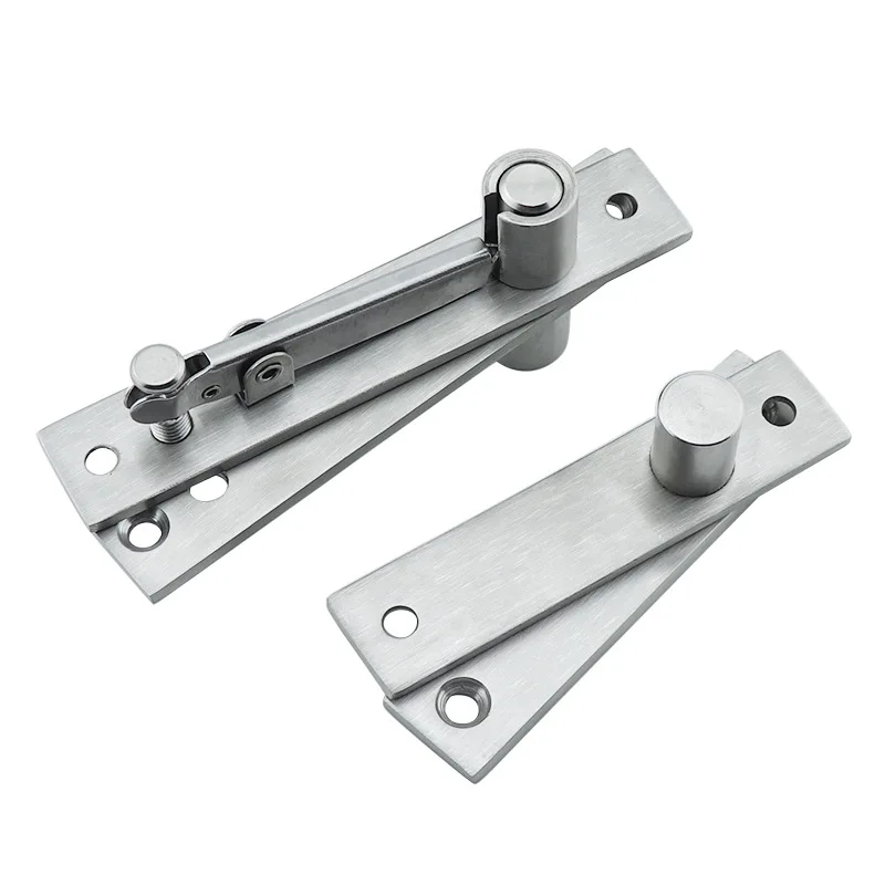 Stainless Steel Door Pivot Hinges 180 Degree Shaft Pivot Hinge System SS304 Heavy Duty Hinges for Wooden Doors