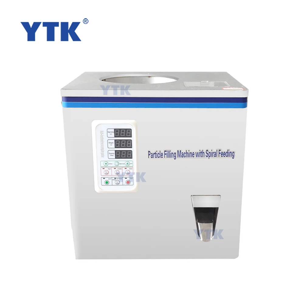 200g automatic electric sugar screw packaging weighing filling machine with spiral feeding for coffee bean