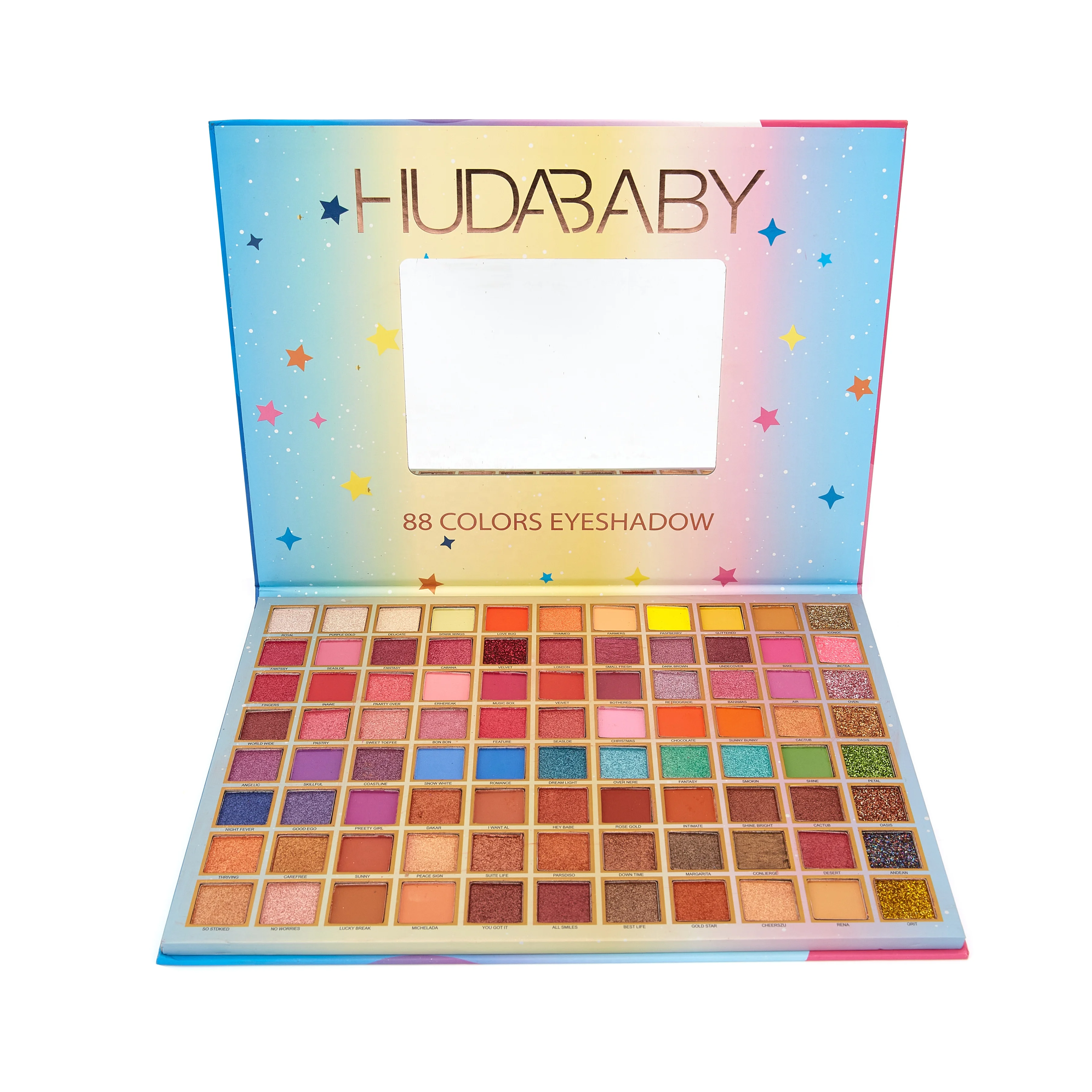 New Arrival Rainbow Pony Eye Shadow Palette Private Label High Pigmented Makeup Eyeshadow Palette