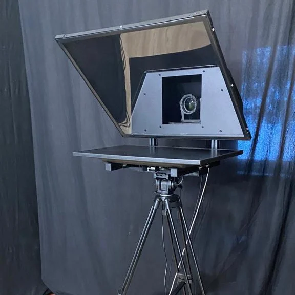 Teleprompter/Autocue with Convenient Remote Controller, Allows to Speak Fluently without Stuttering into the Camera, Low Price