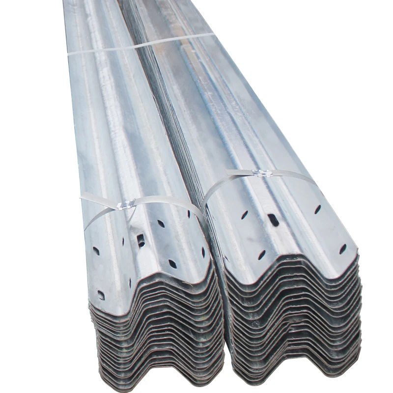 High Quality W Beam Guardrail Highway Traffic Barrier CE/ISO Hot Galvanized Q235B/345B 2 Waves Guard Rail