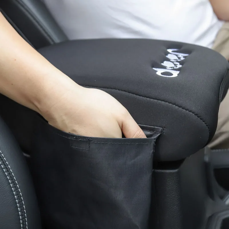 JL Center Console Cover Armrest Pad Storage Bag car armrest cover for Jeep Wrangler JL Accessories