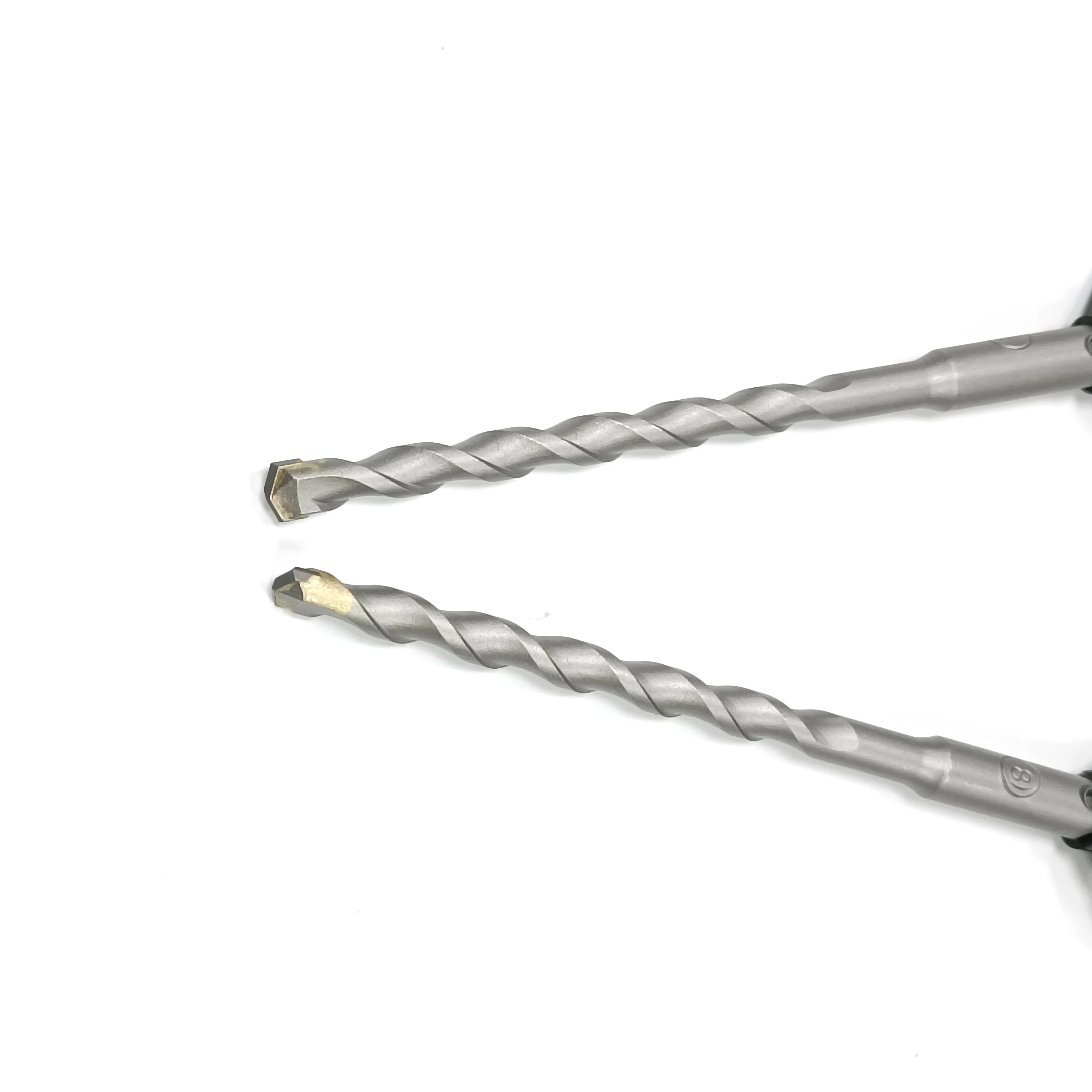 Used for Bric Compatible SDS-PLUS Shank YG8 Carbide Four Pit Dual Half Round Flute and 2 Cutting Edges Hammer Drill bits