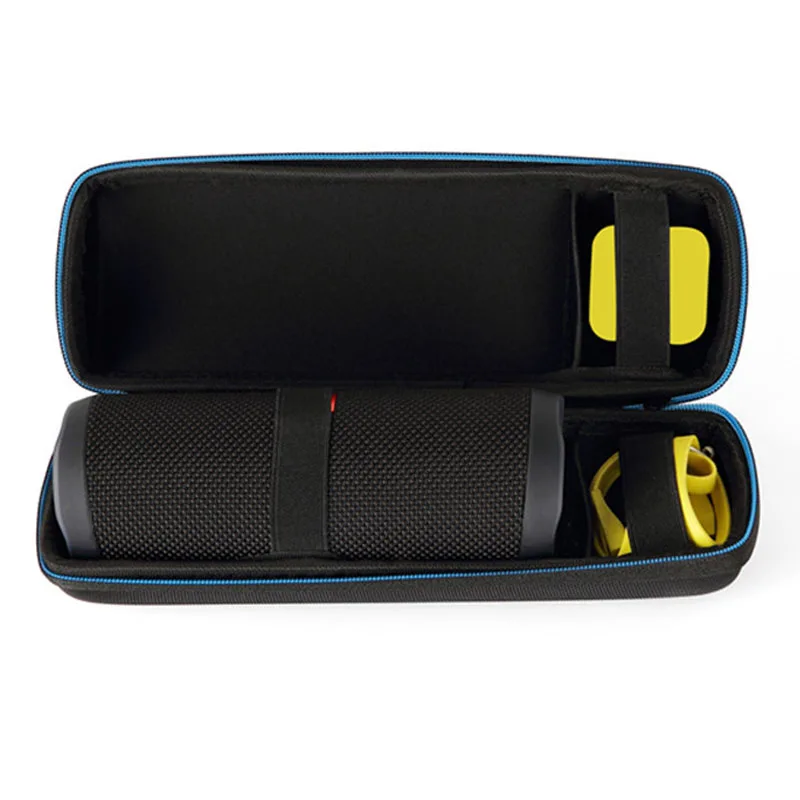 Travel Carrying Hard Shell  Hot Selling Usb Mesh Pocket Velvet Packing Sublimation Black Storage Speaker Bag For Flip 5 Flip 6