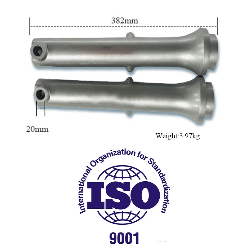 Aluminum motorcycle front fork tube for Spring tricycle motorcycle shock absorber