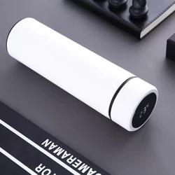 New creative custom LOGO thermos mug with smart temperature display stainless steel water cup