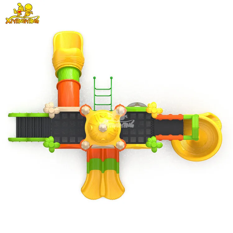 Лидер продаж детские пластиковые горки для улицы под дерево коммерческие большое внутреннее оборудование активный батут игровая площадка туннель