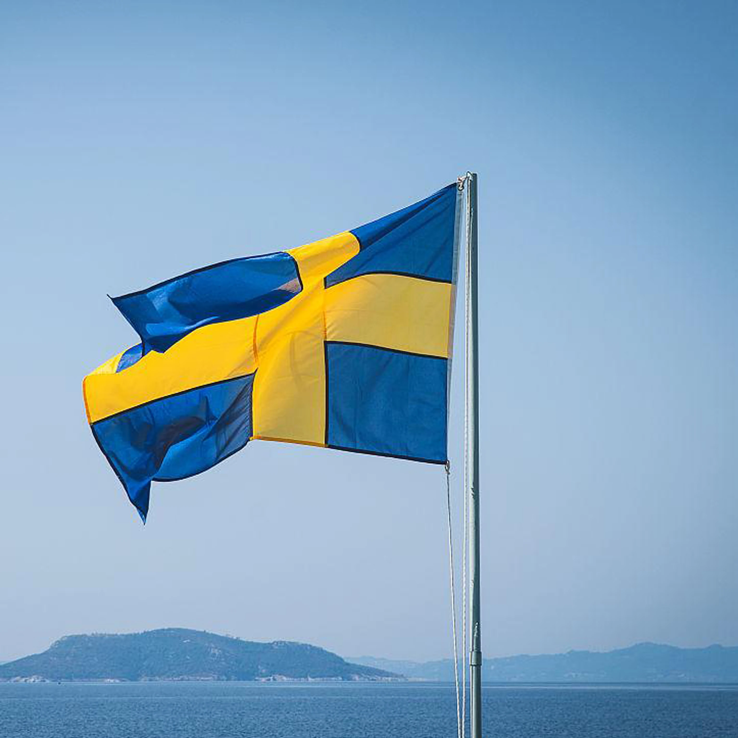Custom Flag of Sweden Unique Design Hand Sewn Nylon Flag High Quality Materials Size - 3x5 Ft 90x150 cm