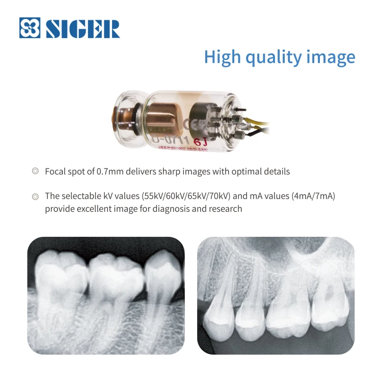 Factory Supplier Siger Siray Plus dental x ray stable and reliable technology Canon dc X-RAY tube dental x-ray machine