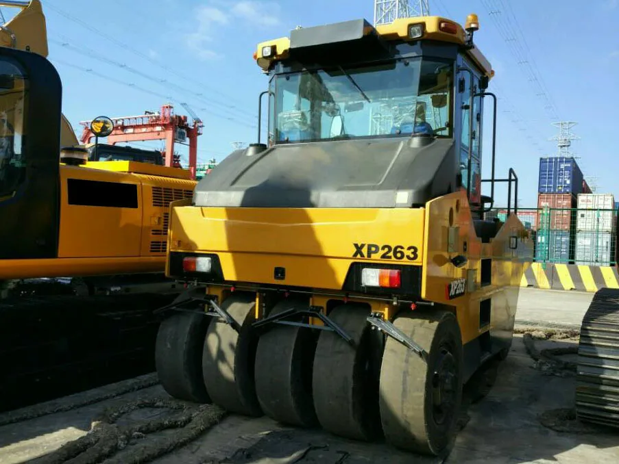 China Top Brand Pneumatic Tyre Wheels 20 ton XP203 Road Roller with High performance with Low Price for sale