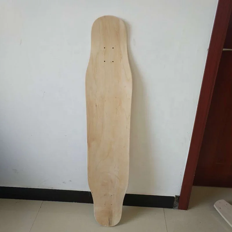 
Wholesale maple Bamboo fiber glass longboard with epoxy glue carbon fiberglass Blank skateboard decks 
