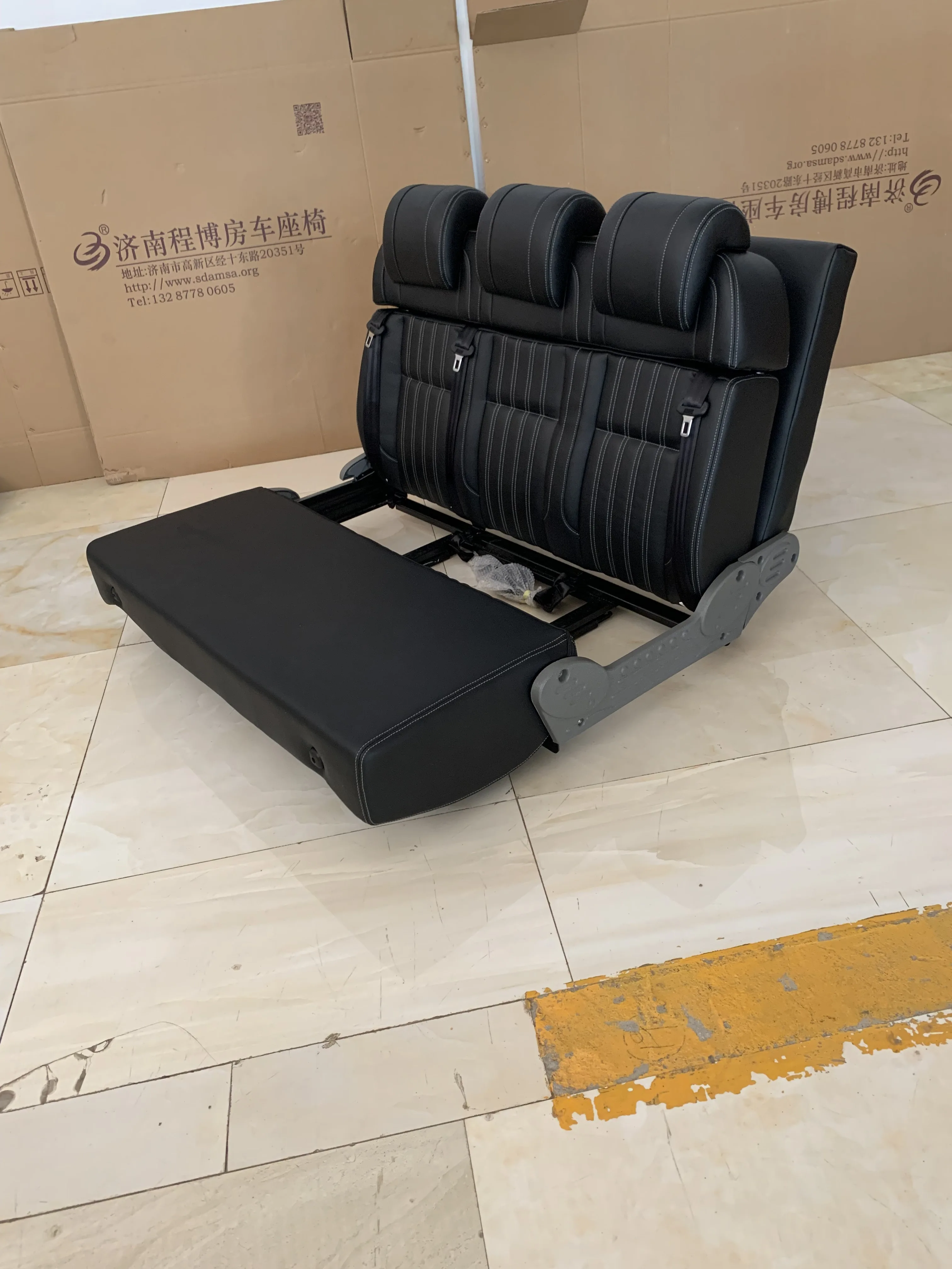Upgraded V-Class Interior for Mercedes Sprinter RV Folding Seat Bed Camper Van VIP Seats for Toyota Van Buick Savana Models