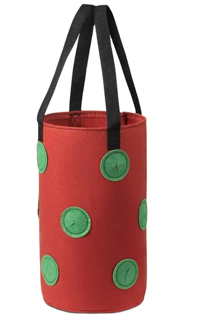 Plastic Woven Hanging Flower Pot Basket Radish Succulent Flower Pot Green Space Bag Wall Outdoor Room Holiday Garden Color Plant